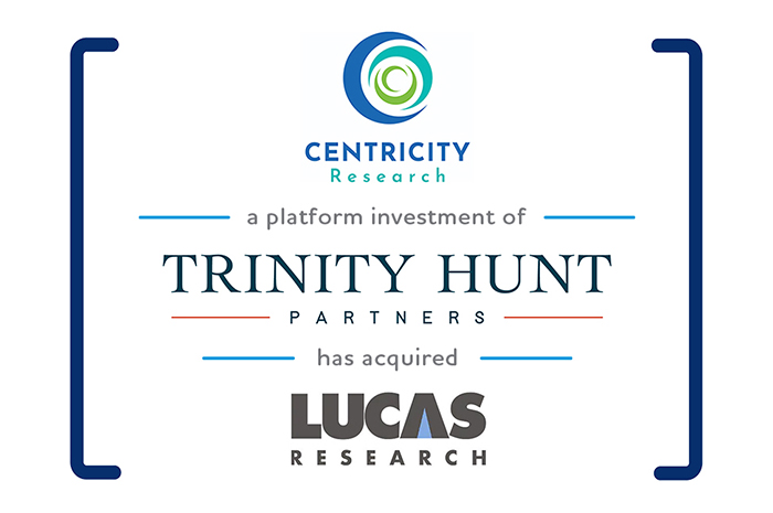 Centricity Research Has Acquired Lucas Research