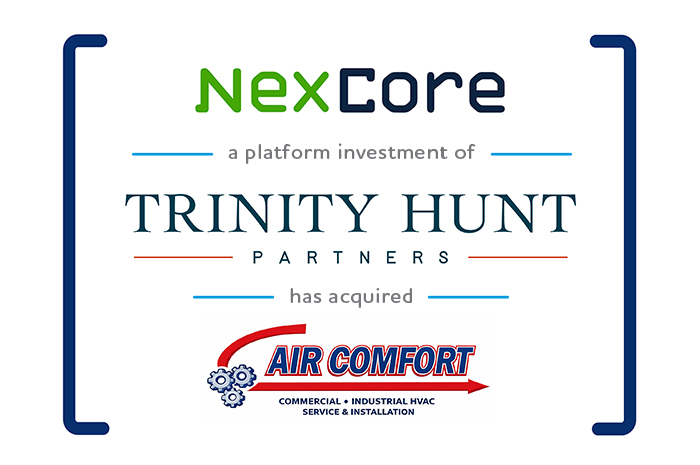 Hudson Avenue Advises Trinity Hunt and NexCore on its Acquisition  of Air Comfort Systems