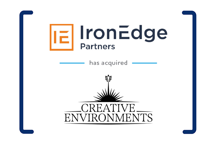 Hudson Avenue Advises IronEdge Partners on its Acquisition  of Creative Environments